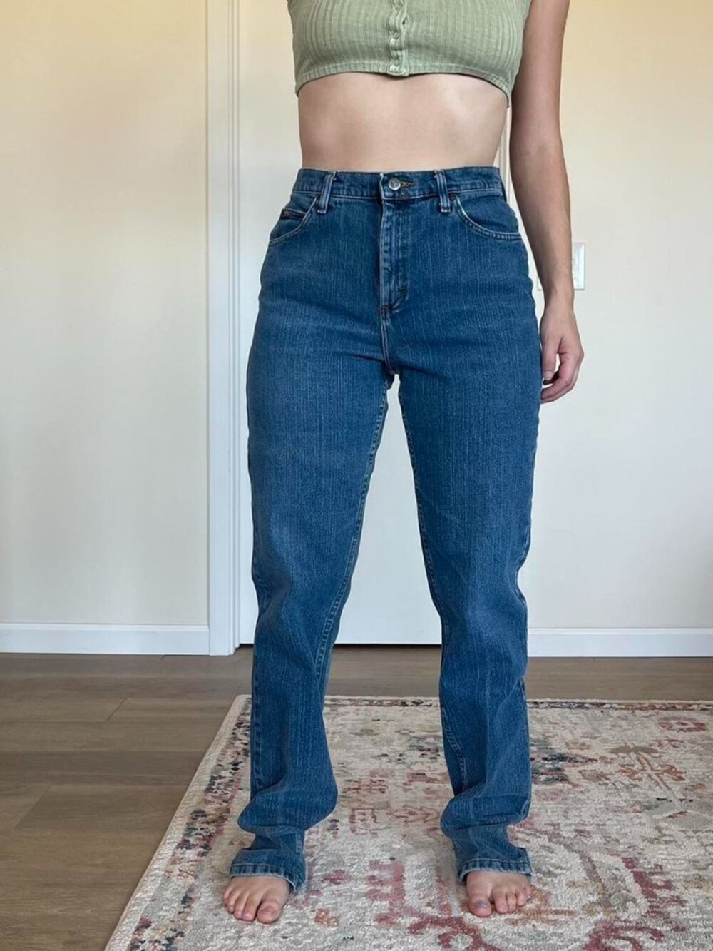 Lee Blue Denim Riders Jeans